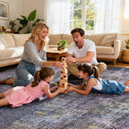 Kokia Abstract Area Rugs 8x10 Bedroom Soft Living Room Rugs Washable Distressed - Image 7