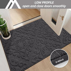 COSY HOMEER Door Mat 36”x60”, Absorbent Dirt Trapper Entryway Rugs, Non-Slip - Image 5