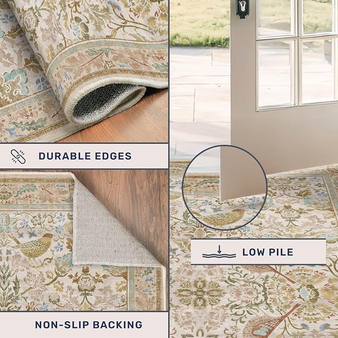 Washable Area Rugs 5x7 for Living Room - Image 4