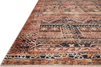 Loloi Layla Collection LAY-14 Mocha/Blush 7'-6" x 9'-6" .13" Thick Area Rug - Image 3