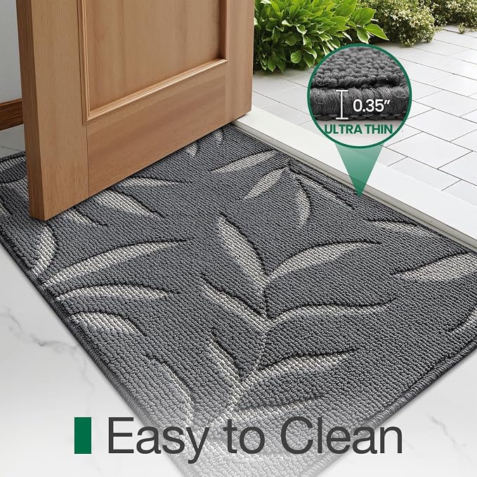 LUMI Indoor Door Mat 48x72, Washable Front Doormat - Image 7