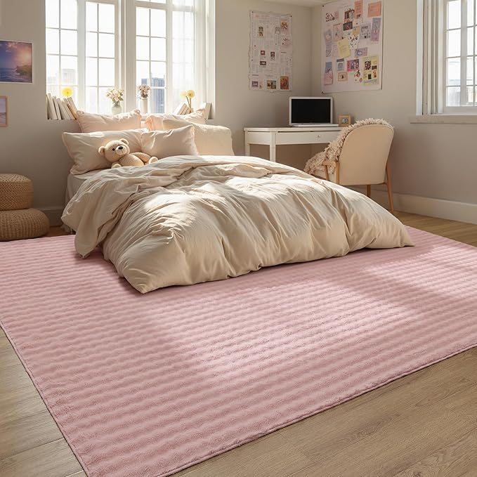 Bedsure 5x7 Fluffy Area Rugs for Living Room, Machine Washable Rugs, Non-Slip - Image 3