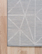 Rugs.com Lattice Trellis Collection Rug – 10 Ft Runner Gray Low-Pile Rug Perfect - Image 8