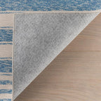 Dash & Albert Vion Blue Machine Washable Rug, 9.5 X 13.5 Feet - Image 6