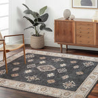 ILANGO Washable Area Rugs 5x7 for Living Room Vintage Area Rugs Non Slip Boho by ILANGO
