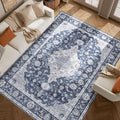 DUKINO 9x12 Area Rugs, Non Slip Distressed Living Room Rugs, Soft Large by DUKINO