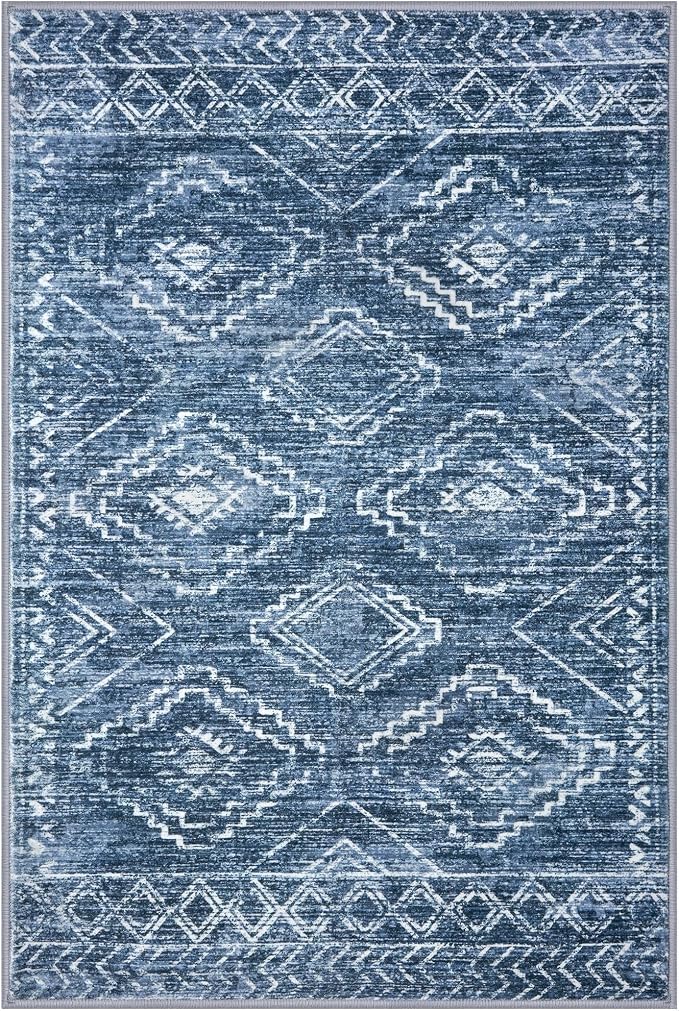 KILOCOCO Small Rug 2'x3' Entryway Rug Door Mat Indoor Soft Non Slip Printed - Image 9