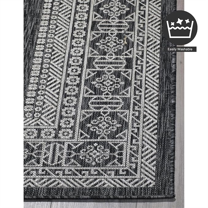 FH Home Flat Woven Outdoor Rug - Image 5
