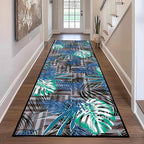 1.3x7 ft Runner Rug Tropical Blue - Image 2