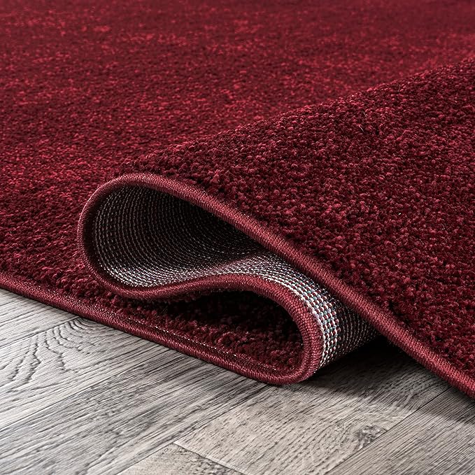 Eyely UES100Q-6SQ Supersoft Haze Solid Low-Pile Indoor Area Rug, Minimalist - Image 5