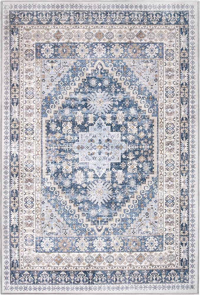 zesthome 7x9 Area Rug, Super Soft Washable Rugs - Image 3