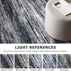 2x5 Modern Abstract Runner Rug for Hallways, Non-Shedding Washable Rug for - Image 4