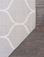 Rugs.com Lattice Frieze Collection Rug – 5' Octagon Light Gray Medium Rug - Image 9