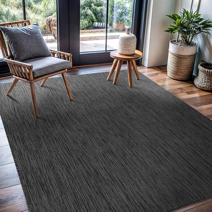 CAMILSON Outdoor Rug 5x7 Modern Area Rugs - Image 7