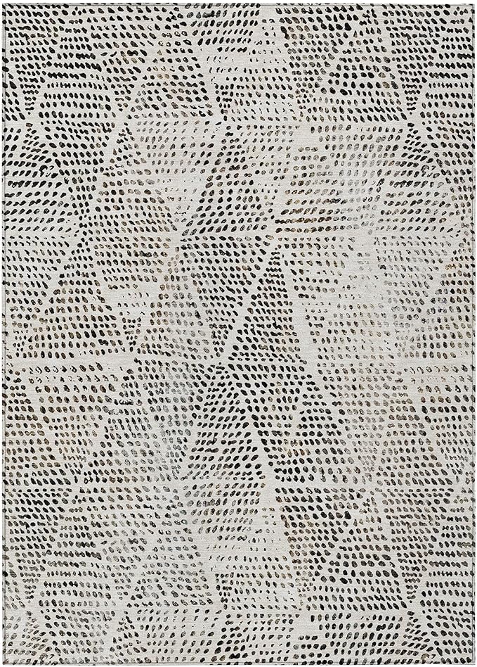 Addison Rugs Chantille ACN591 Ivory 5' x 7'6" Indoor Outdoor Area Rug, Easy by AddisonRugs
