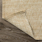 Collive Boho Living Room Rugs 5X8 ft, Washable Area Rug Woven Cotton Modern - Image 4