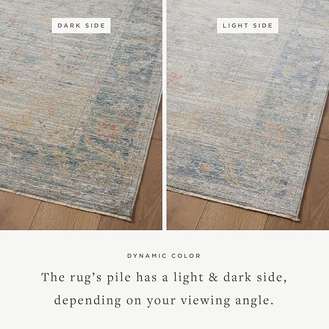 Loloi Magnolia Home by Joanna Gaines Millie Collection MIE-04 Slate/Multi - Image 3