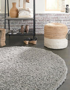 Unique Loom Solid Shag Collection Area Rug - Image 3