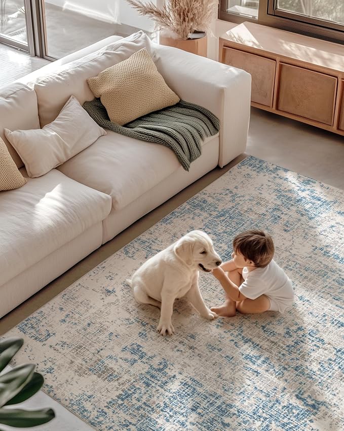 ILANGO 8x10 Area Rug for Living Room Bedroom Washable Modern Rugs 8' x 10' - Image 4
