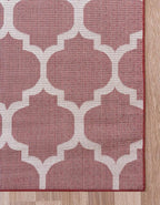 Rugs.com Lattice Collection Rug – 9' x 12' Dark Terracotta Medium Rug Perfect - Image 7
