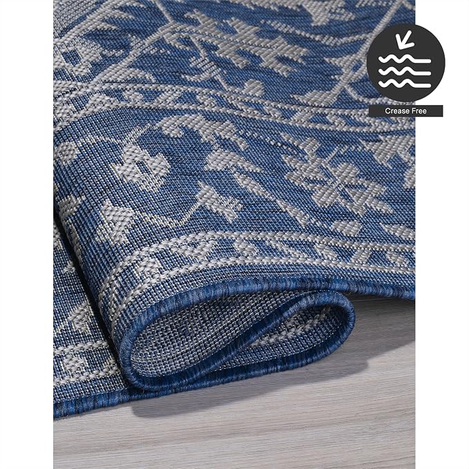 FH Home Flat Woven Outdoor Rug - Image 4