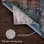 vivorug Grey Runner Rug 2x10 Machine Washable Rug - Image 4