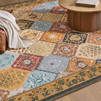 Phantoscope Washable Area Rug 8'x10' Non-Slip, Vintage Boho Rugs - Image 7