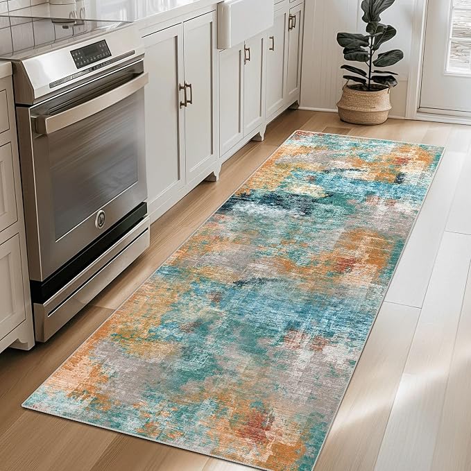 vivorug Runner Rug 2'x7' Machine Washable Non-Slip Runners - Image 2