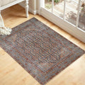 Kuden 2x3 Small Rug, Machine Washable, Non-Slip Backing, Vintage Style by KudenRugs