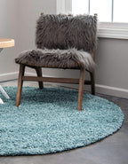 Unique Loom Solid Shag Collection Area Rug - Image 4