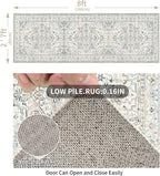 Enkor Runner Rugs for Hallway, 2.6x8 Washable Soft Non Slip Floor Rugs for - Image 2