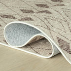 Dash & Albert Chandler Tan Machine Washable Rug, 6 X 9 Feet, Tan Geometric - Image 5