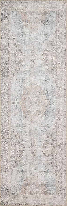 Loloi Loren Collection LQ-04 Silver/Slate 5'-0" x 7'-6" Area Rug - Image 7
