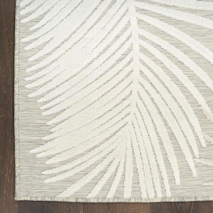 Nourison Home Suncoast Grey 5'3" x 7'3" Area Rug - Image 5