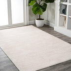 Eyely UES100D-5 Supersoft Haze Solid Low-Pile Indoor Area Rug - Image 6