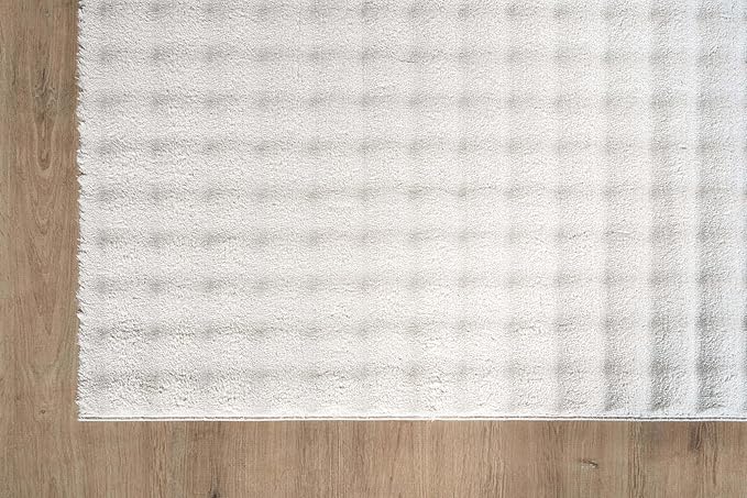 CAMILSON Modern White Non Slip Rug 5x7 Ultra Soft High Pile Area Rugs Non Skid - Image 7