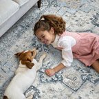 GENIMO 3x5 Area Rugs for Living Room, Machine Washable Rug, Non Slip Vintage - Image 4