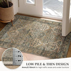 GENIMO 5x7 Area Rugs for Living Room, Machine Washable Non Slip Vintage Rugs - Image 7