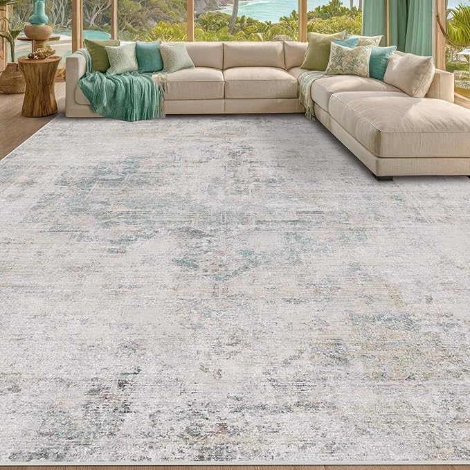Modern Farmhouse Area Rug for Living Room - Image 6