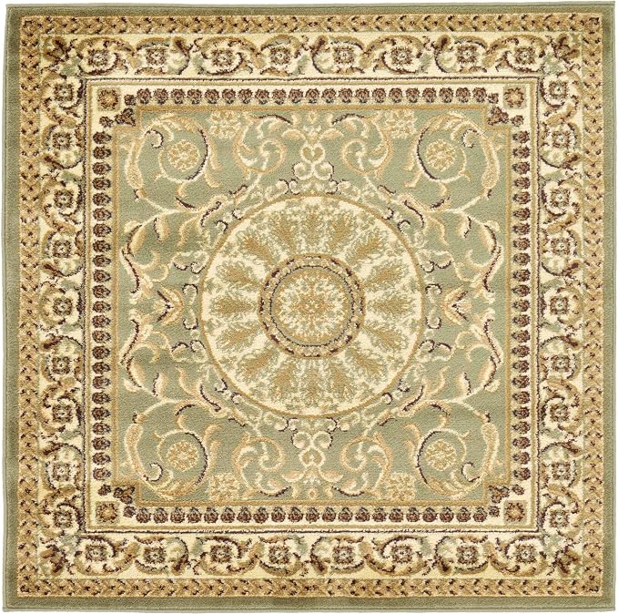 Unique Loom Versailles Collection Traditional Classic Medallion Floral Motif - Image 4