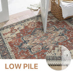 GENIMO 2x10 Runner Rugs for Hallway, Machine Washable Non Slip Vintage Rugs - Image 4