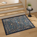 DUKINO 2x3 Entryway Rug, Floral Washable Area Rug - Image 7