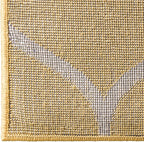 Rugs.com Lattice Frieze Collection Rug – 8' x 10' Yellow Medium Rug Perfect - Image 9
