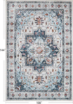 zesthome Area Rugs 9x12, Washable Rug Non-Slip Low Pile Rugs - Image 2