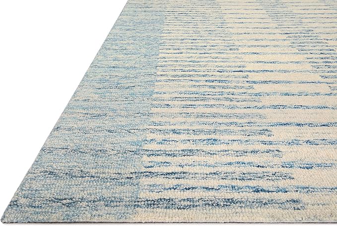 Loloi Chris Loves Julia Chris Collection CHR-01 Ivory/Denim 2'-0'' x 5'-0'' - Image 7