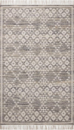 Loloi Angela Rose Rivers Collection RIV-01 Denim/Ivory 3'-6" x 5'-6" Reversible - Image 3