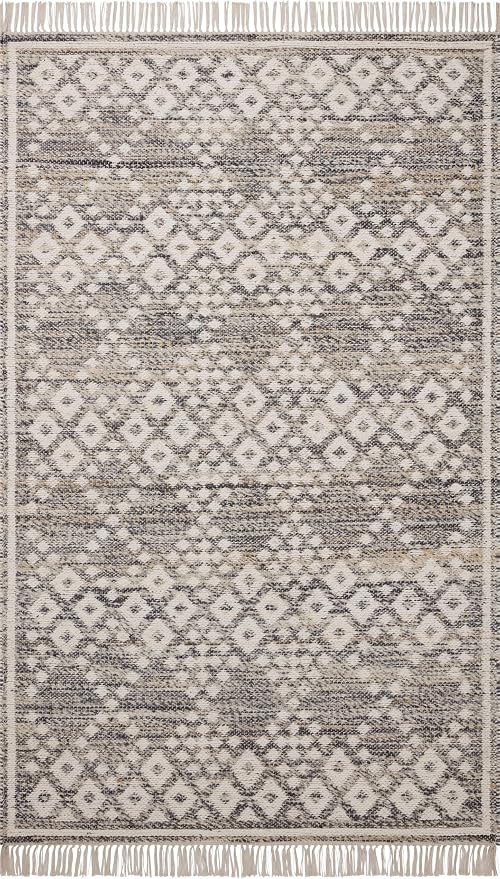 Loloi Angela Rose Rivers Collection RIV-01 Denim/Ivory 3'-6" x 5'-6" Reversible - Image 3