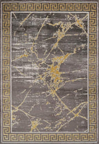 GLORY RUGS Area Rugs Marble 2x7 Brown Carpet Modern Abstract Rug Living Room - Image 2