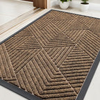 Kitinjoy Front Door Mat Outside Entrance, Sturdy Natural Dirt Trapper, Heavy by Kitinjoy