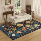 DUKINO 8x10 Area Rug, Floral Rugs - Image 4